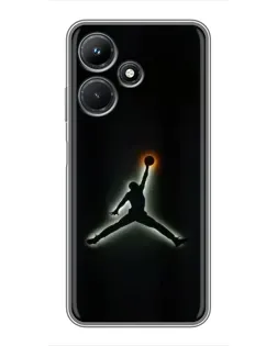 Чехол для Infinix Hot 30i с картинкой «Jordan Gradient Logo» Чехол для Infinix Hot 30i с картинкой «Jordan Gradient Logo»