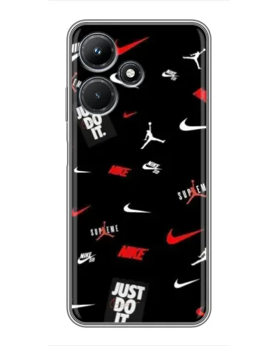 Чехол для Infinix Hot 30i с картинкой «Nike Mix Pattern» Чехол для Infinix Hot 30i с картинкой «Nike Mix Pattern»