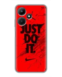 Чехол для Infinix Hot 30i с картинкой «Nike Just Do It»
