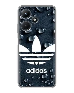 Чехол для Infinix Hot 30i с картинкой «Adidas Trefoil Blue» Чехол для Infinix Hot 30i с картинкой «Adidas Trefoil Blue»