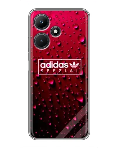 Чехол для Infinix Hot 30i с картинкой «Adidas Gold Marble»