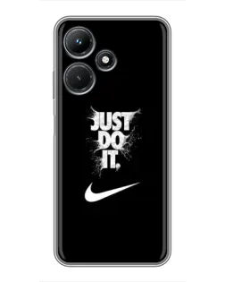Чехол для Infinix Hot 30i с картинкой «Текстовый принт Nike» Чехол для Infinix Hot 30i с картинкой «Текстовый принт Nike»