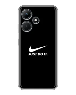 Чехол для Infinix Hot 30i с картинкой «Минимализм от Nike» Чехол для Infinix Hot 30i с картинкой «Минимализм от Nike»