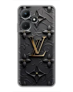 Чехол для Infinix Hot 30i с картинкой «Кожаная текстура LV»