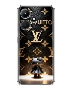 Чехол для Infinix Hot 30i с картинкой «Монограмма с фигурой»