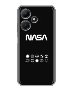 Чехол для Infinix Hot 30i с картинкой «NASA — технический принт» Чехол для Infinix Hot 30i с картинкой «NASA — технический принт»