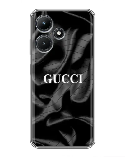 Чехол для Infinix Hot 30i с картинкой «Gucci — шелковые волны» Чехол для Infinix Hot 30i с картинкой «Gucci — шелковые волны»