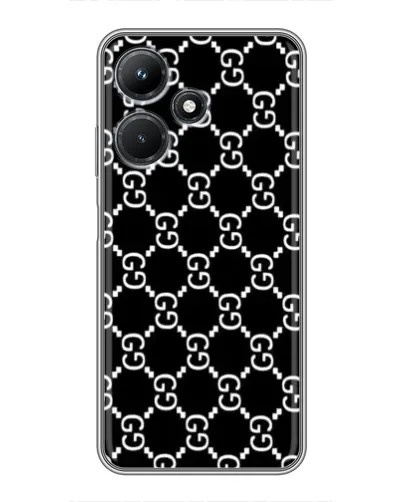 Чехол для Infinix Hot 30i с картинкой «Gucci — сетчатый паттерн» Чехол для Infinix Hot 30i с картинкой «Gucci — сетчатый паттерн»