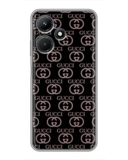 Чехол для Infinix Hot 30i с картинкой «Классическая монограмма Gucci» Чехол для Infinix Hot 30i с картинкой «Классическая монограмма Gucci»
