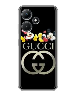 Чехол для Infinix Hot 30i с картинкой «Gucci — герои Disney» Чехол для Infinix Hot 30i с картинкой «Gucci — герои Disney»