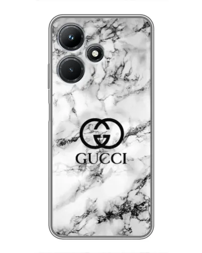 Чехол для Infinix Hot 30i с картинкой «Gucci — мраморный шик» Чехол для Infinix Hot 30i с картинкой «Gucci — мраморный шик»