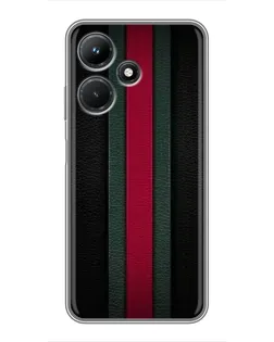 Чехол для Infinix Hot 30i с картинкой «Gucci — неоновая линия» Чехол для Infinix Hot 30i с картинкой «Gucci — неоновая линия»