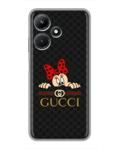 Чехол для Infinix Hot 30i с картинкой «Минни Маус Gucci — черный» Чехол для Infinix Hot 30i с картинкой «Минни Маус Gucci — черный»