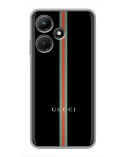 Чехол для Infinix Hot 30i с картинкой «Gucci — строгая линия» Чехол для Infinix Hot 30i с картинкой «Gucci — строгая линия»