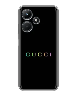 Чехол для Infinix Hot 30i с картинкой «Gucci — неоновый минимализм» Чехол для Infinix Hot 30i с картинкой «Gucci — неоновый минимализм»
