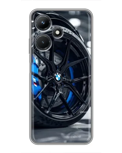Чехол для Infinix Hot 30i с картинкой «Колесо BMW вблизи» Чехол для Infinix Hot 30i с картинкой «Колесо BMW вблизи»