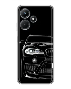 Чехол для Infinix Hot 30i с картинкой «Темный силуэт BMW» Чехол для Infinix Hot 30i с картинкой «Темный силуэт BMW»