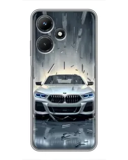 Чехол для Infinix Hot 30i с картинкой «BMW в свете фар» Чехол для Infinix Hot 30i с картинкой «BMW в свете фар»