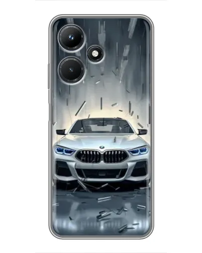 Чехол для Infinix Hot 30i с картинкой «BMW в свете фар» Чехол для Infinix Hot 30i с картинкой «BMW в свете фар»