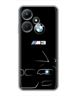 Чехол для Infinix Hot 30i с картинкой «Минималистичный принт BMW M3» Чехол для Infinix Hot 30i с картинкой «Минималистичный принт BMW M3»