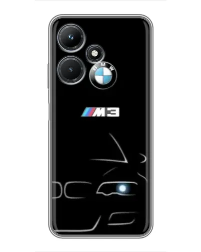 Чехол для Infinix Hot 30i с картинкой «Минималистичный принт BMW M3» Чехол для Infinix Hot 30i с картинкой «Минималистичный принт BMW M3»
