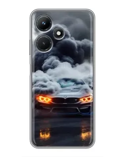 Чехол для Infinix Hot 30i с картинкой «BMW в дыму» Чехол для Infinix Hot 30i с картинкой «BMW в дыму»