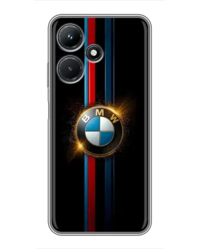 Чехол для Infinix Hot 30i с картинкой «BMW M-Power неон» Чехол для Infinix Hot 30i с картинкой «BMW M-Power неон»