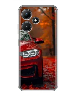 Чехол для Infinix Hot 30i с картинкой «Осенняя BMW M4» Чехол для Infinix Hot 30i с картинкой «Осенняя BMW M4»
