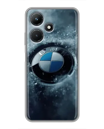 Чехол для Infinix Hot 30i с картинкой «Логотип BMW — лед» Чехол для Infinix Hot 30i с картинкой «Логотип BMW — лед»