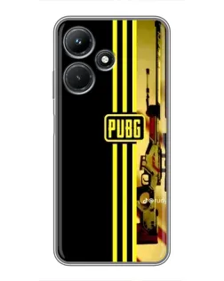 Чехол для Infinix Hot 30i с картинкой «PUBG — камуфляжный шлем»