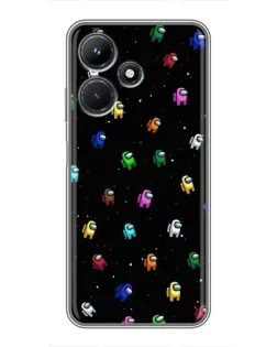 Чехол для Infinix Hot 30i с картинкой «Экипаж Among Us»