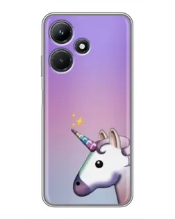 Чехол для Infinix Hot 30i с картинкой «Единорог градиент»
