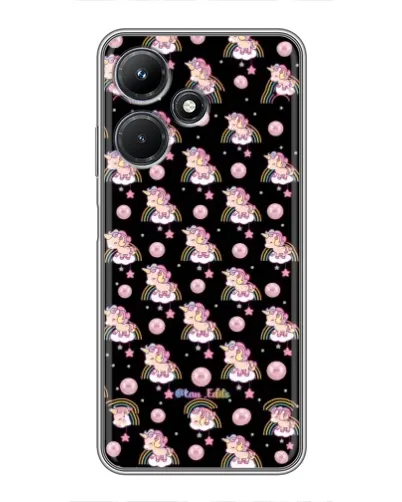 Чехол для Infinix Hot 30i с картинкой «Magic Unicorn паттерн» Чехол для Infinix Hot 30i с картинкой «Magic Unicorn паттерн»