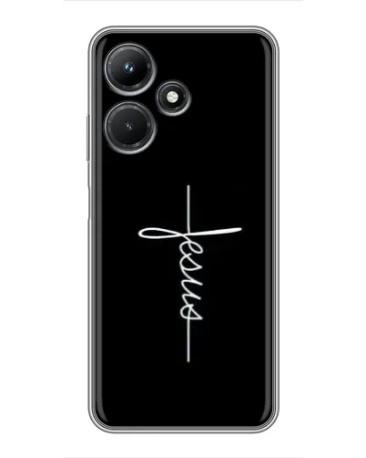 Чехол для Infinix Hot 30i с картинкой «Тонкая линия веры»