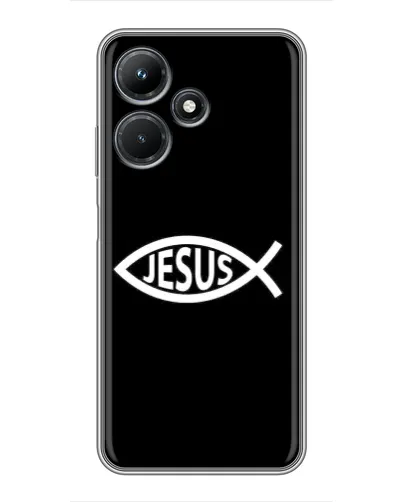 Чехол для Infinix Hot 30i с картинкой «Классический Jesus»