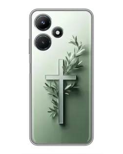 Чехол для Infinix Hot 30i с картинкой «Оливковая ветвь»
