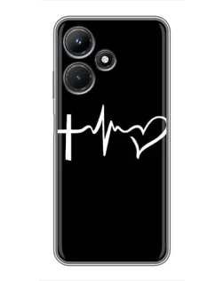Чехол для Infinix Hot 30i с картинкой «Пульс веры»