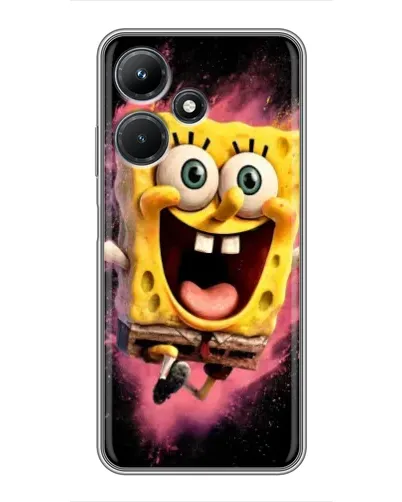 Чехол для Infinix Hot 30i с картинкой «Взрывной Спанч Боб» Чехол для Infinix Hot 30i с картинкой «Взрывной Спанч Боб»