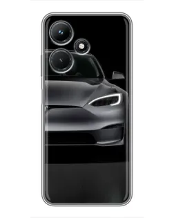 Чехол для Infinix Hot 30i с картинкой «Tesla Model S Look»