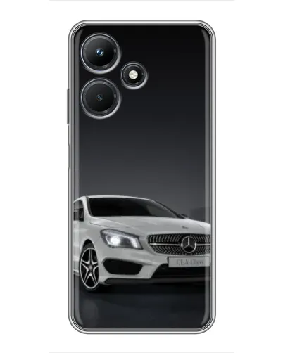 Чехол для Infinix Hot 30i с картинкой «Mercedes AMG GT Silver» Чехол для Infinix Hot 30i с картинкой «Mercedes AMG GT Silver»