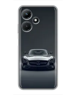 Чохол для Infinix Hot 30i з картинкою «Mercedes на чорному» Чохол для Infinix Hot 30i з картинкою «Mercedes на чорному»