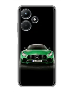 Чохол для Infinix Hot 30i з картинкою «Mercedes — неоновий лого» Чохол для Infinix Hot 30i з картинкою «Mercedes — неоновий лого»