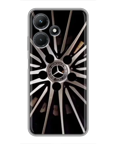 Чехол для Infinix Hot 30i с картинкой «Диск Mercedes» Чехол для Infinix Hot 30i с картинкой «Диск Mercedes»