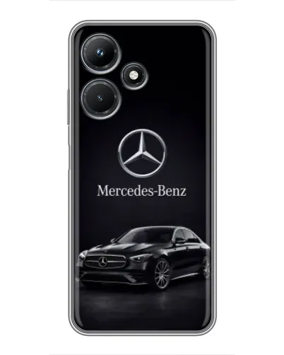 Чехол для Infinix Hot 30i с картинкой «Mercedes — решетка радиатора» Чехол для Infinix Hot 30i с картинкой «Mercedes — решетка радиатора»