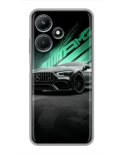 Чехол для Infinix Hot 30i с картинкой «Темный Mercedes AMG» Чехол для Infinix Hot 30i с картинкой «Темный Mercedes AMG»