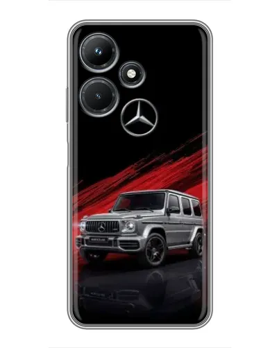 Чехол для Infinix Hot 30i с картинкой «Mercedes G-Class красный» Чехол для Infinix Hot 30i с картинкой «Mercedes G-Class красный»