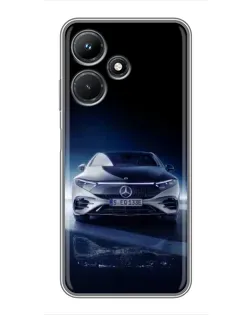 Чохол для Infinix Hot 30i з картинкою «Нічний Mercedes EQ» Чохол для Infinix Hot 30i з картинкою «Нічний Mercedes EQ»