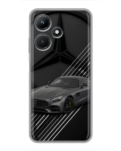 Чехол для Infinix Hot 30i с картинкой «Mercedes AMG — графика» Чехол для Infinix Hot 30i с картинкой «Mercedes AMG — графика»