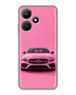 Чохол для Infinix Hot 30i з картинкою «Рожевий Mercedes AMG» Чохол для Infinix Hot 30i з картинкою «Рожевий Mercedes AMG»