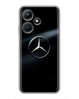 Чохол для Infinix Hot 30i з картинкою «Mercedes на металі» Чохол для Infinix Hot 30i з картинкою «Mercedes на металі»